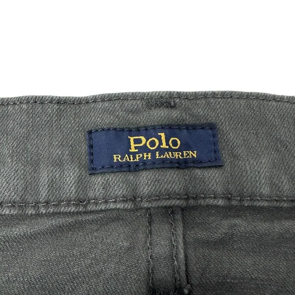 $168 Polo Ralph Lauren Jeans Mens‎ The Hampton Relaxed Straight Gray 38x32